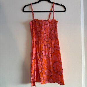 FAITHFULL THE BRAND Marni Mini Dress in Paraiso Floral Print, Size 4 / Small